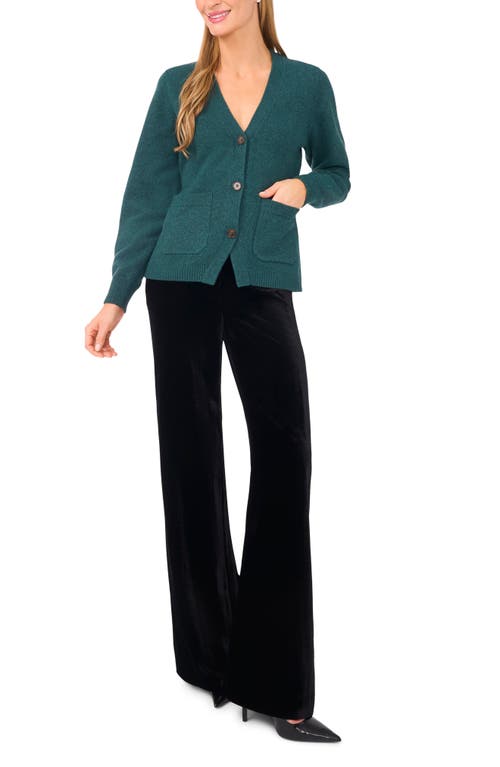 Ted Baker V-neck Button Front Cardigan In Green
