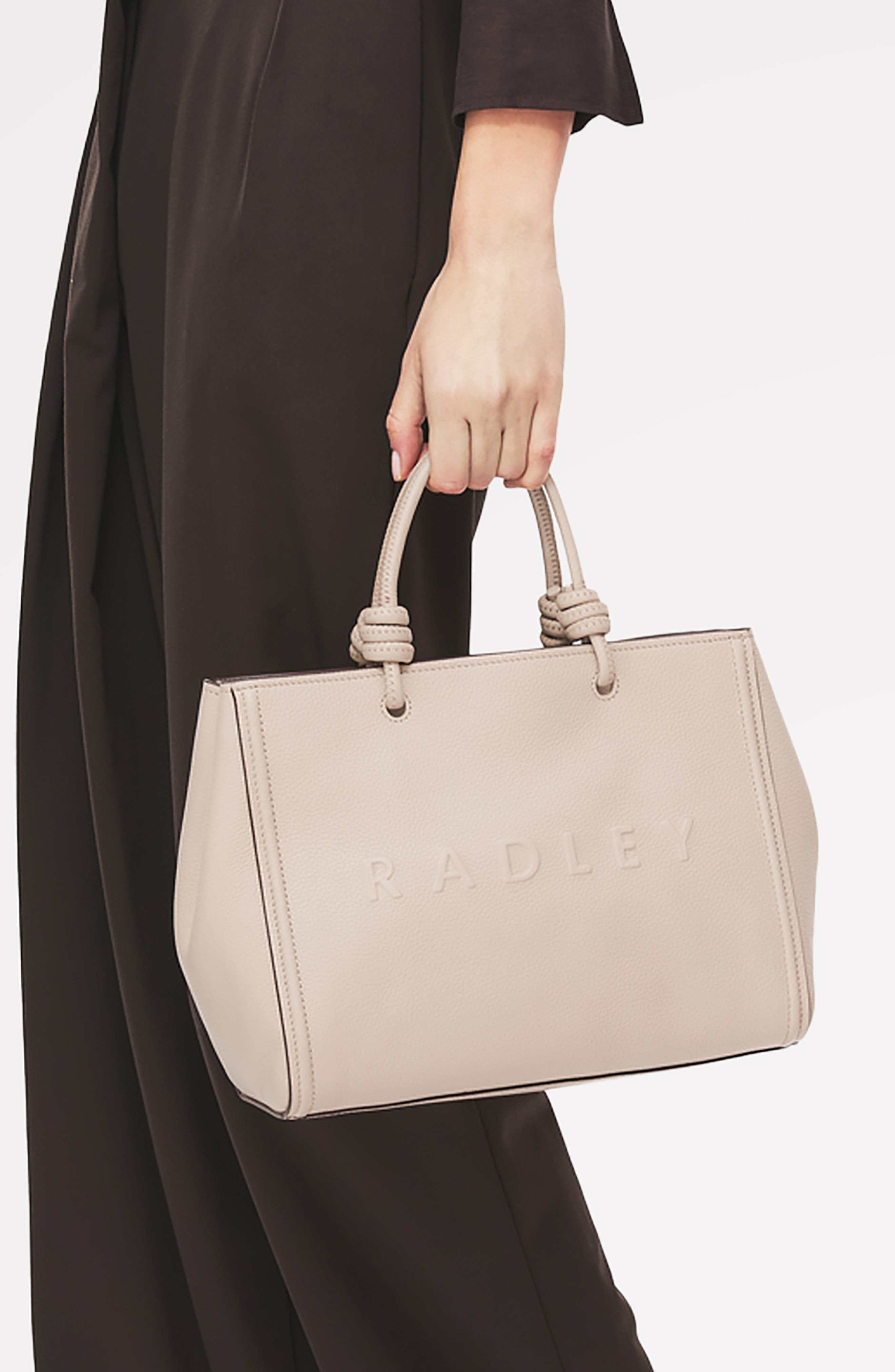 Radley Ridgeway Gardens Medium Ziptop Satchel Bag, Alternate, color, Porcini