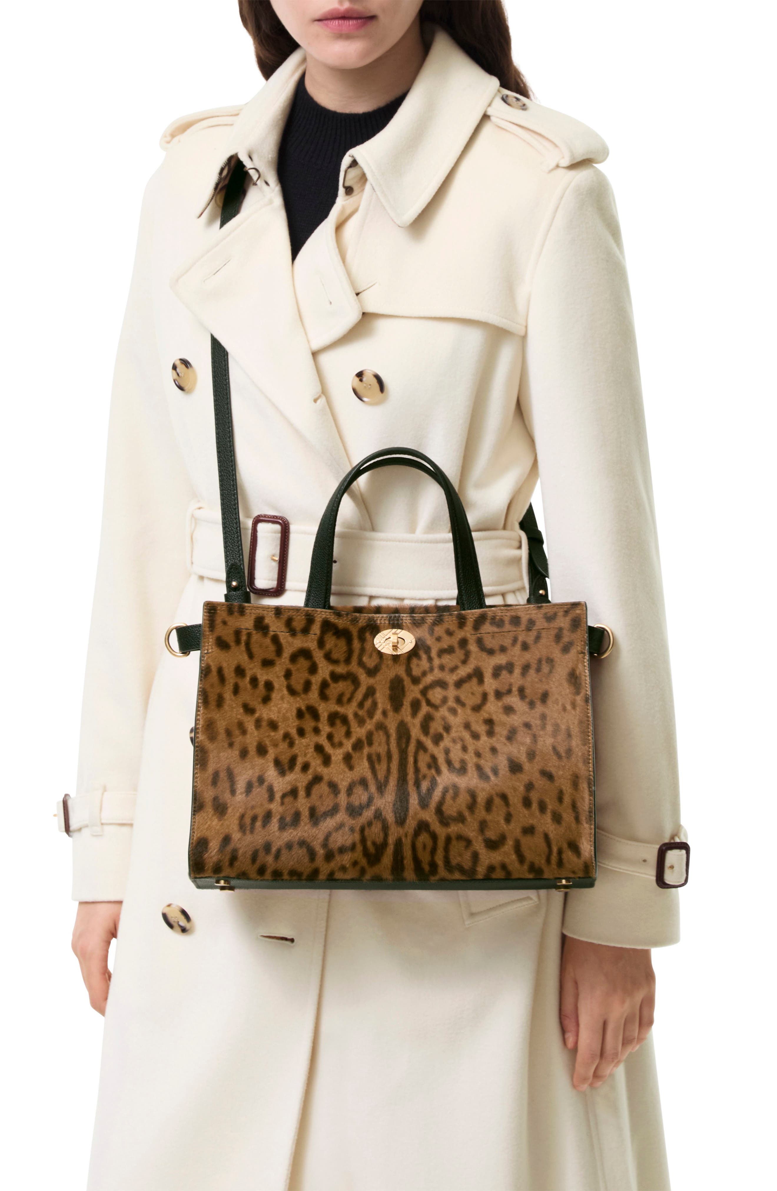 Cotswolds Genuine Calf Hair Tote, Alternate, color, LEOPARD/ BLACK