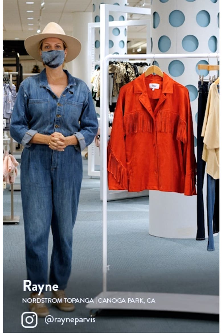 BB Dakota Westworld Fringe Faux Suede Jacket video