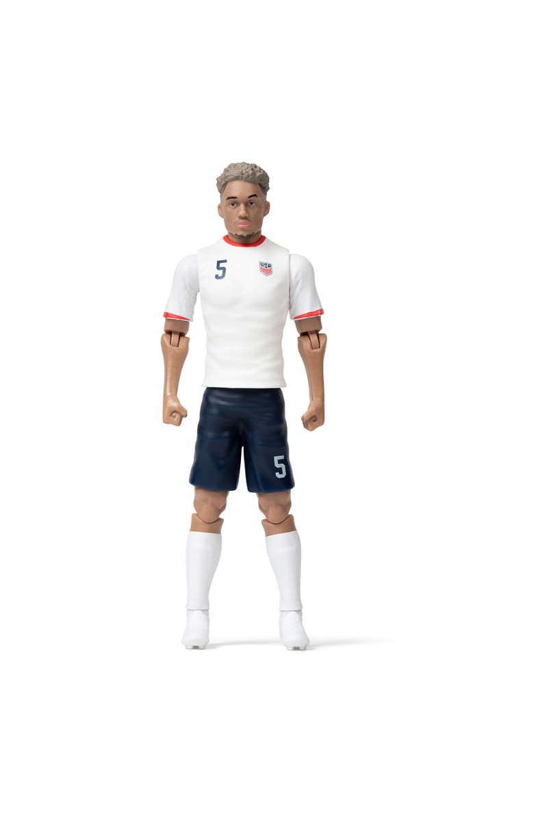 Banbo Toys SOCKERS USMNT Antonee Robinson 8" Collectible Soccer Action Figure, Alternate, color, White