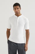 Brunello Cucinelli Henley collar T-shirt
