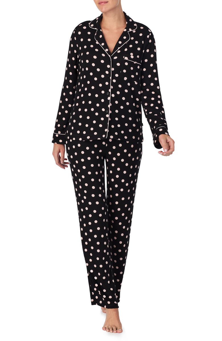 Kate Spade New York print pajamas, Main, color,
