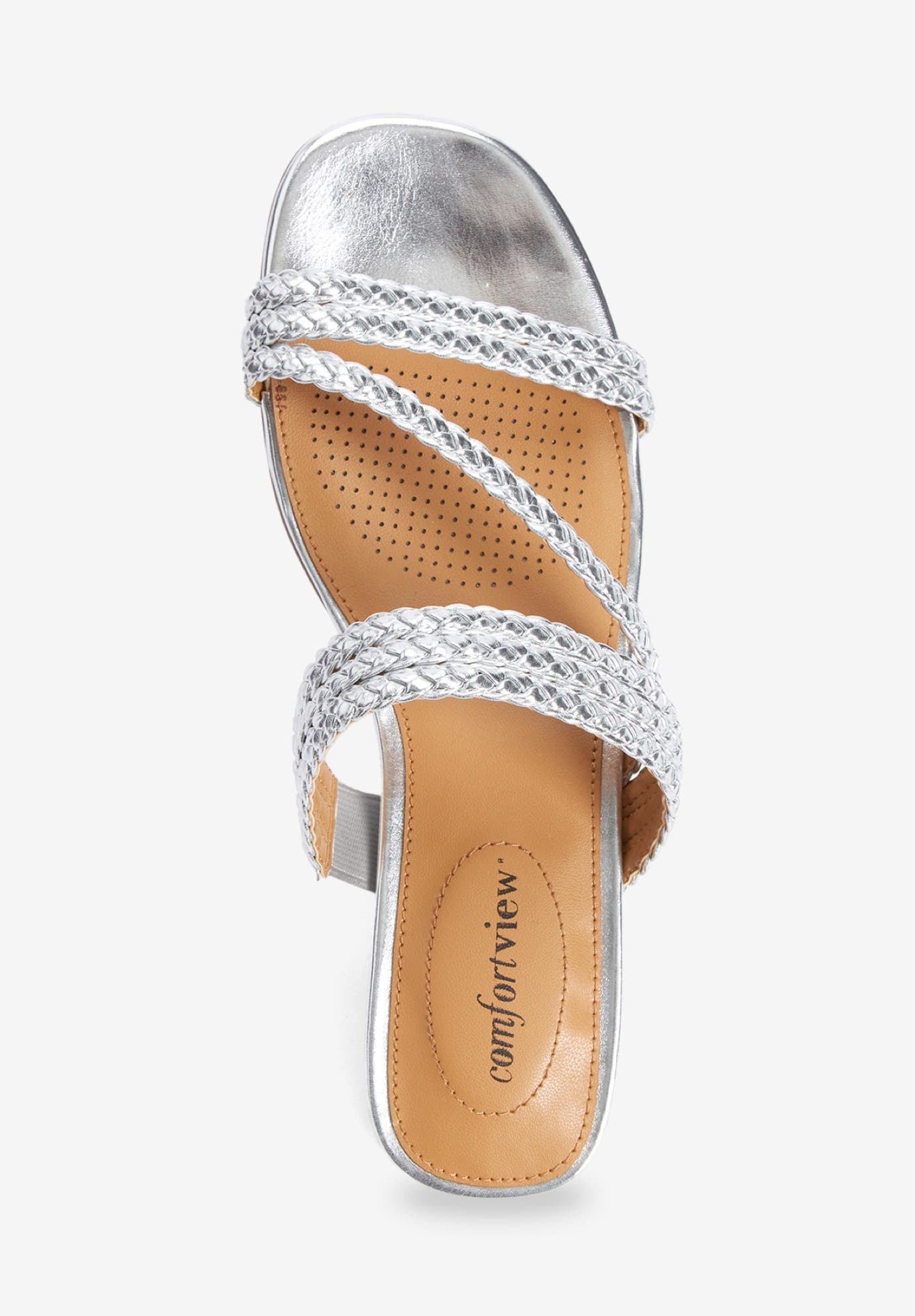 The Adler Slip On Mule, Alternate, color, SILVER
