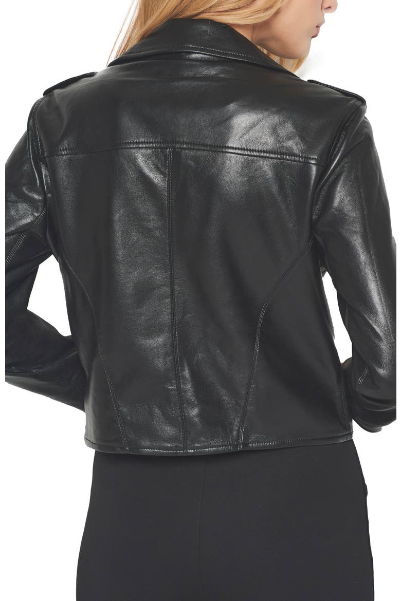 Cult Recycled Leather Jacket, Alternate, color, Black