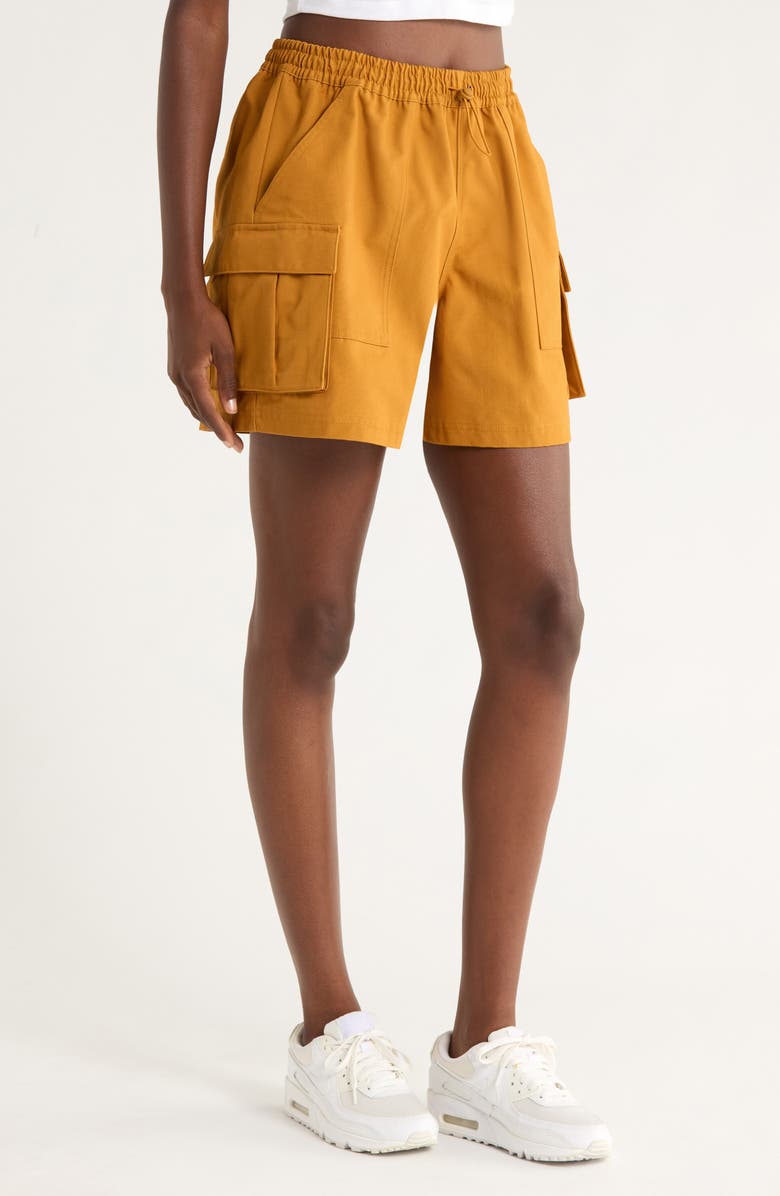 Nike Sportswear Loose Fit 5-Inch Cargo Shorts, Alternate, color, Desert Ochre/ Sail