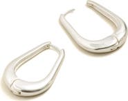 Madewell Large Droplet Hoop Earrings