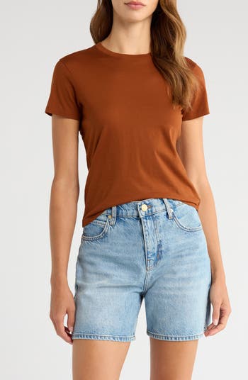 Tシャツ・カットソー [TEAK] BABY TEE FRAME Baby Tee | Nordstrom