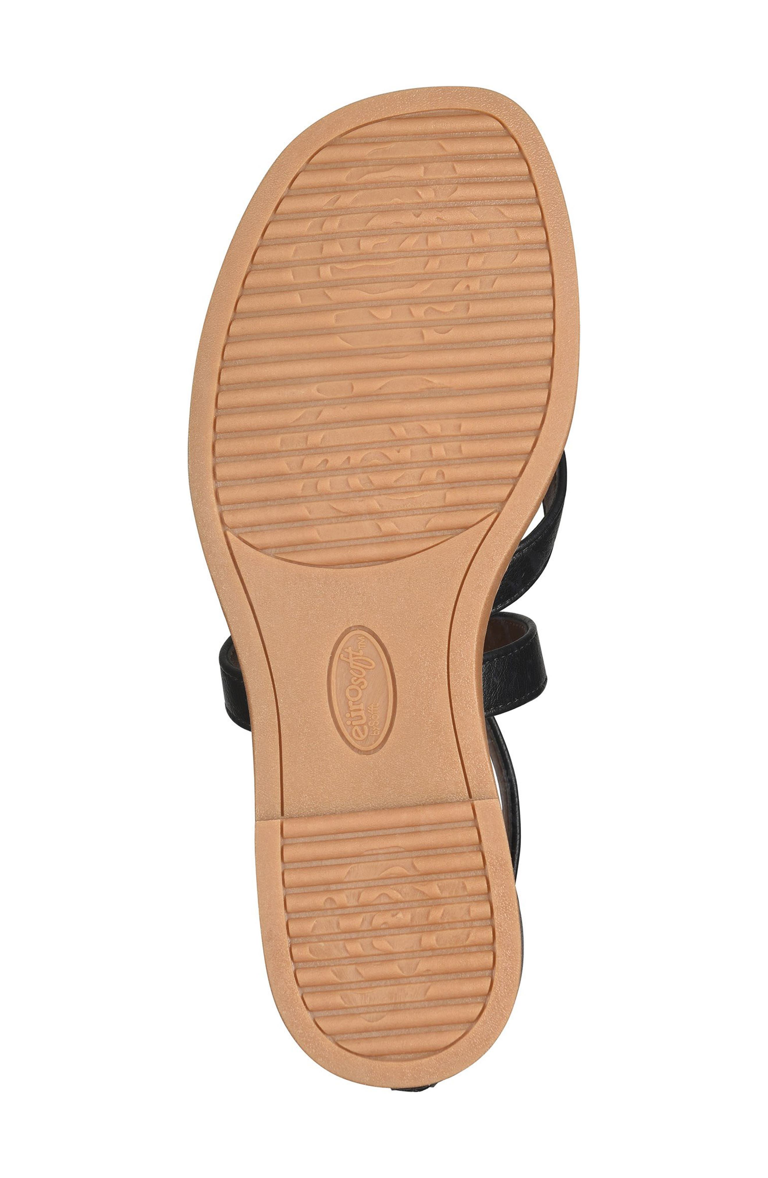 EUROSOFT Mysti Sandal, Alternate, color, Black