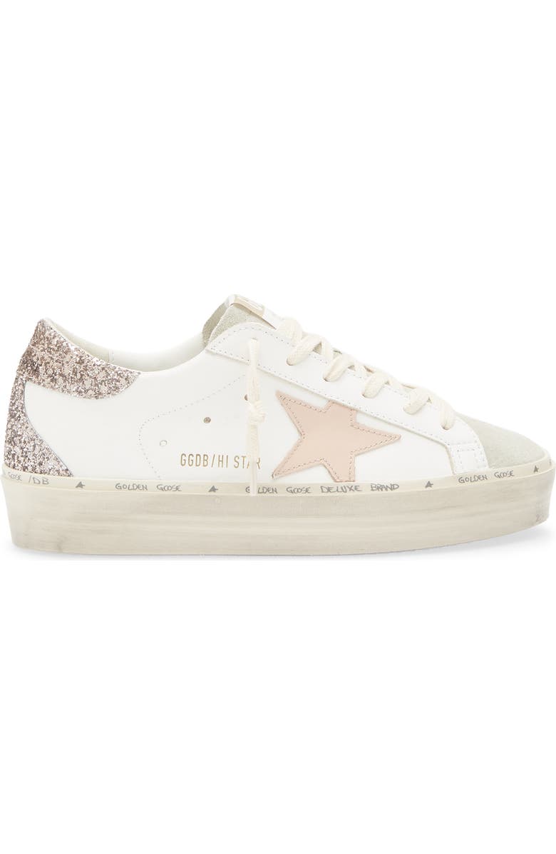 Golden Goose Hi Star Platform Sneaker, Alternate, color, White/ Ice/ Moonlight/ Cinder