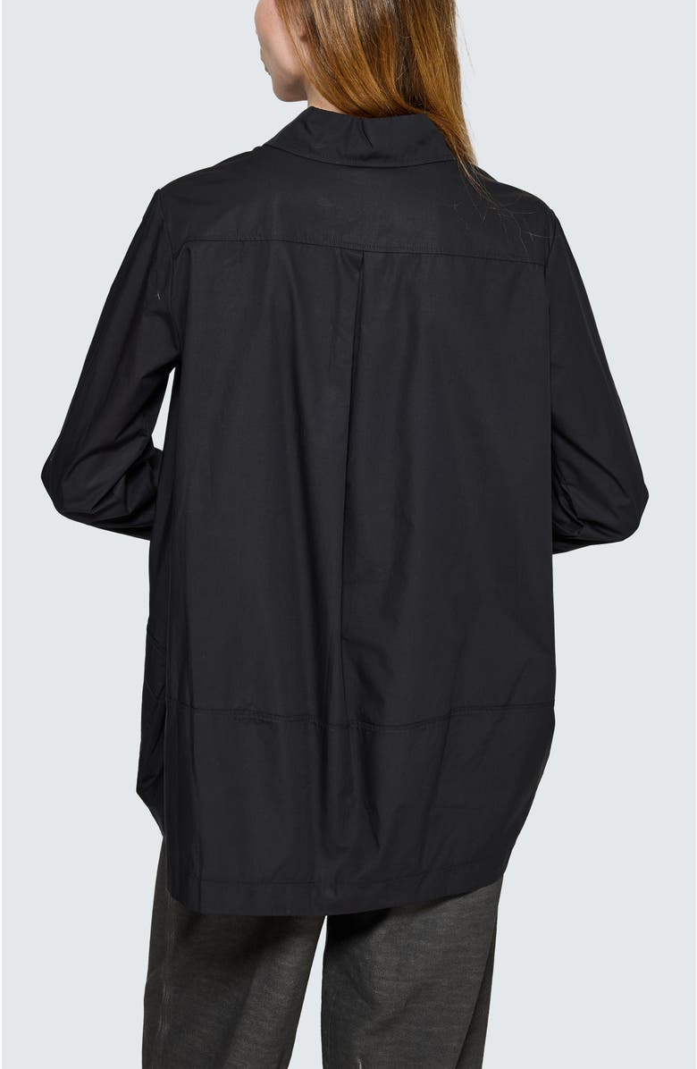 LUUKAA Lucida A-Line Shirt, Alternate, color, Black