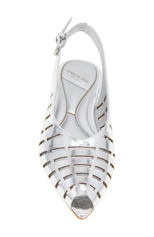 KENNETH COLE KENNETH COLE CALABRA SLINGBACK PEEP TOE FLAT