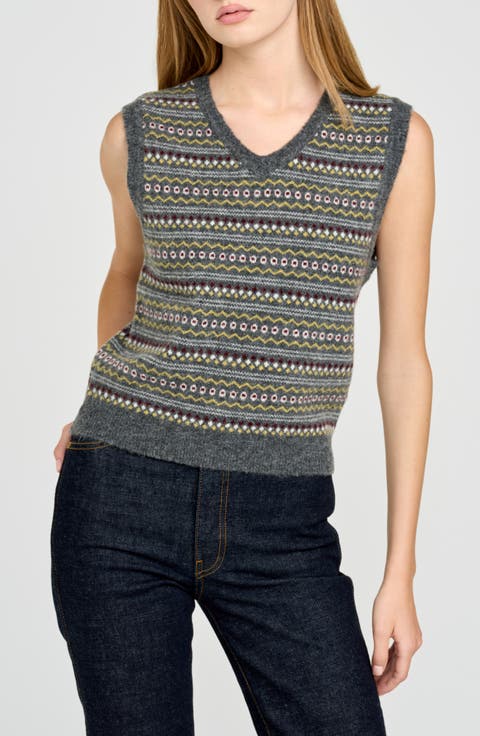 Nevin Fair Isle Sweater Vest