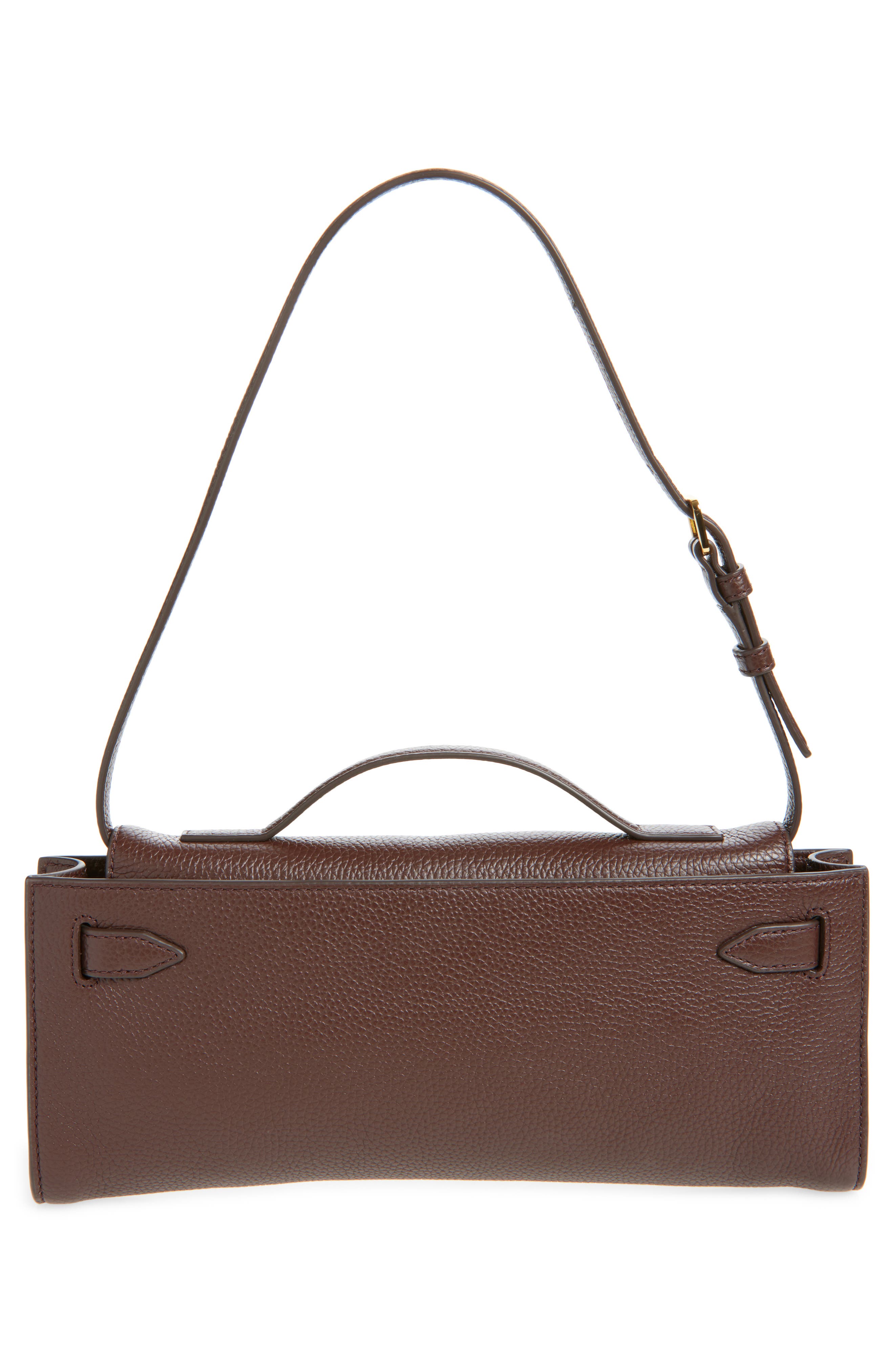 Veronica Beard Dash Leather Clutch, Alternate, color, 