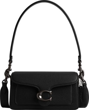 Tabby Polished Pebble Leather Shoulder Bag