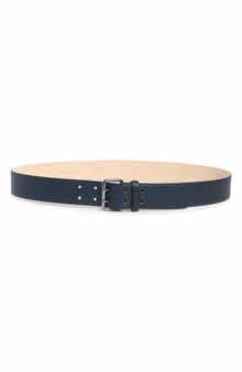 Longchamp Double Hole Leather Belt