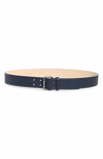Longchamp Double Hole Leather Belt