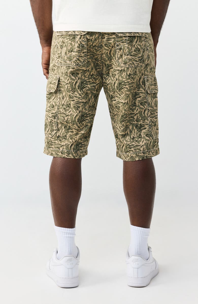 True Religion Cargo Shorts, Alternate, color, Abstract Camo