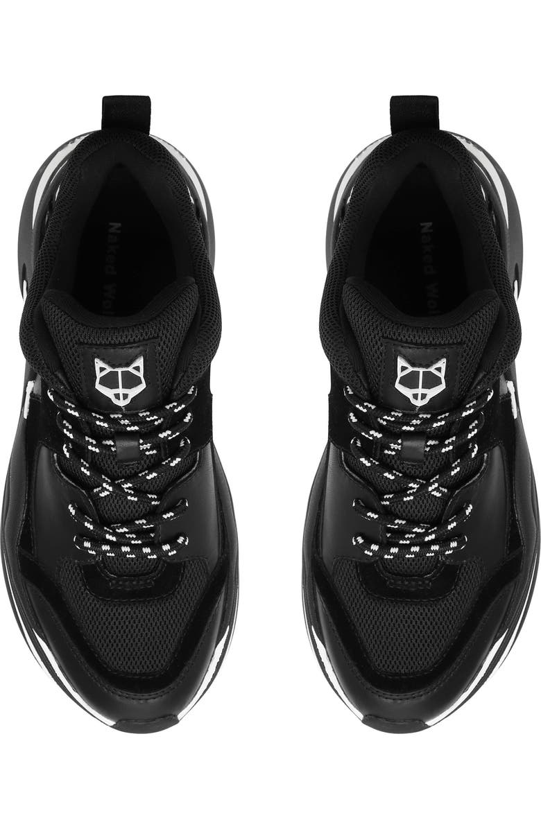 Naked Wolfe Track Double Chunky Platform Sneaker, Alternate, color,