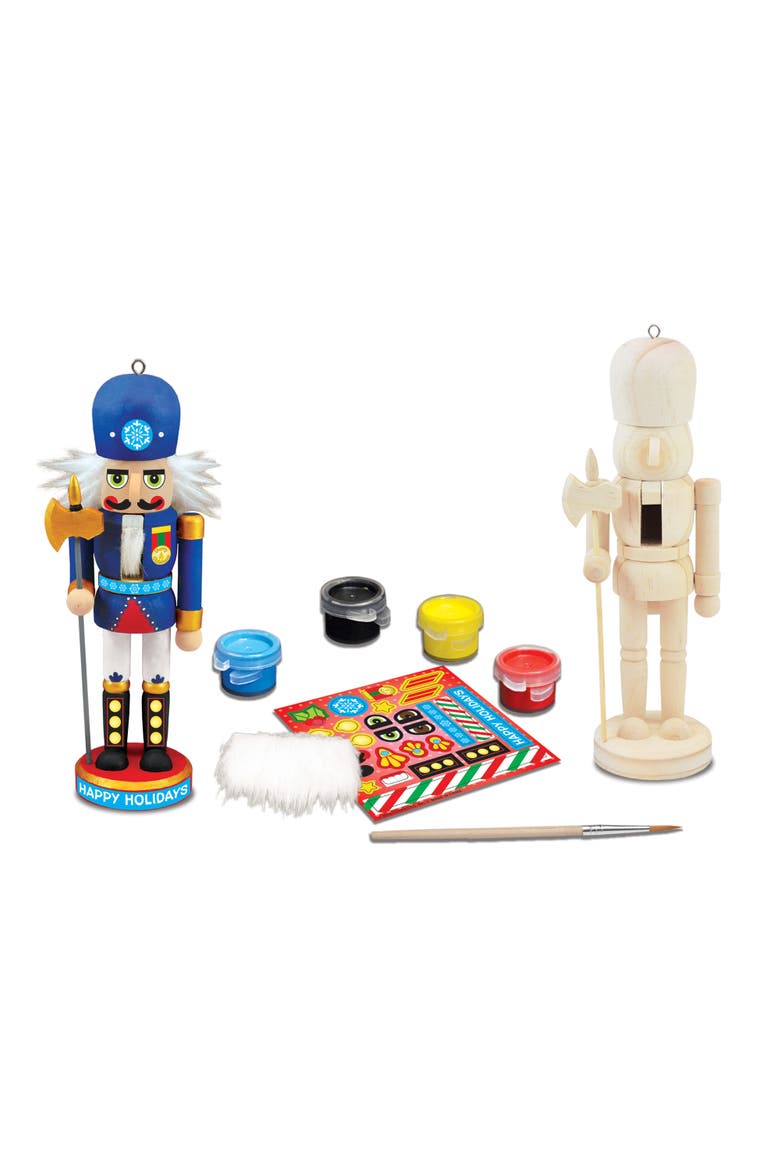 Nutcracker King Guard Ornament Paint Kit, Alternate, color, Multicolor