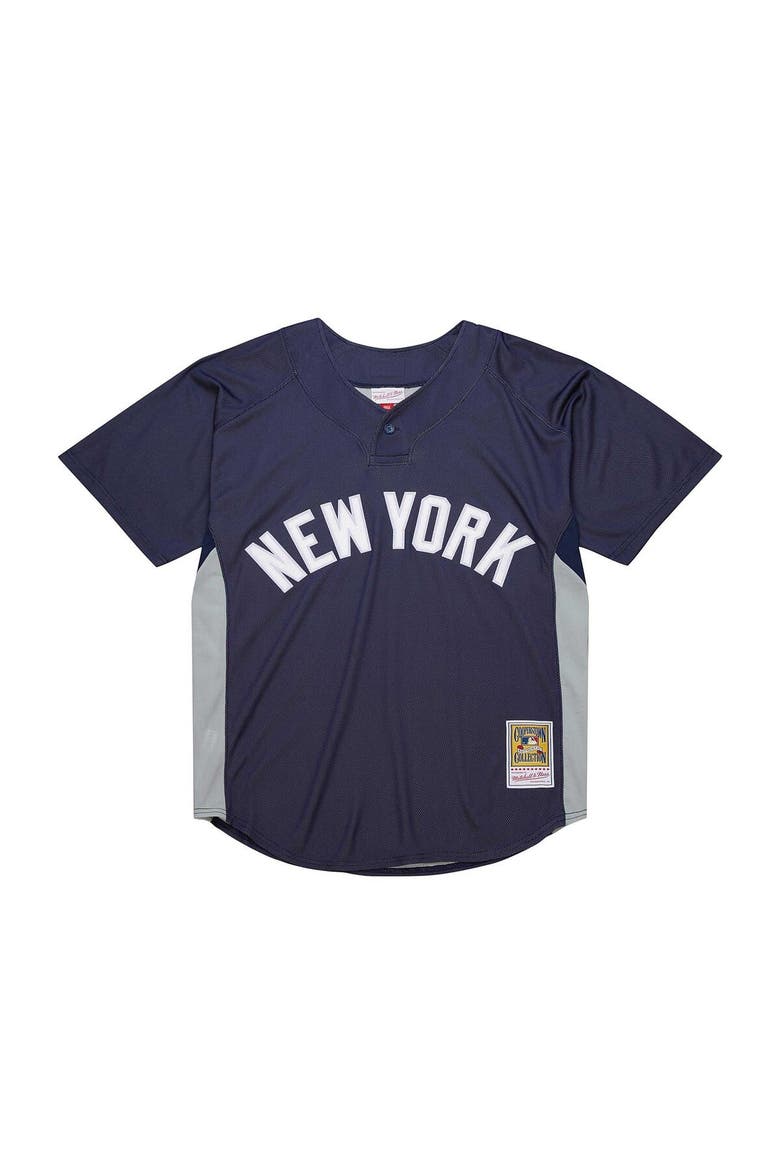 Men's Mitchell & Ness Derek Jeter Navy New York Yankees Authentic Batting Practice Jersey, Alternate, color, Navy