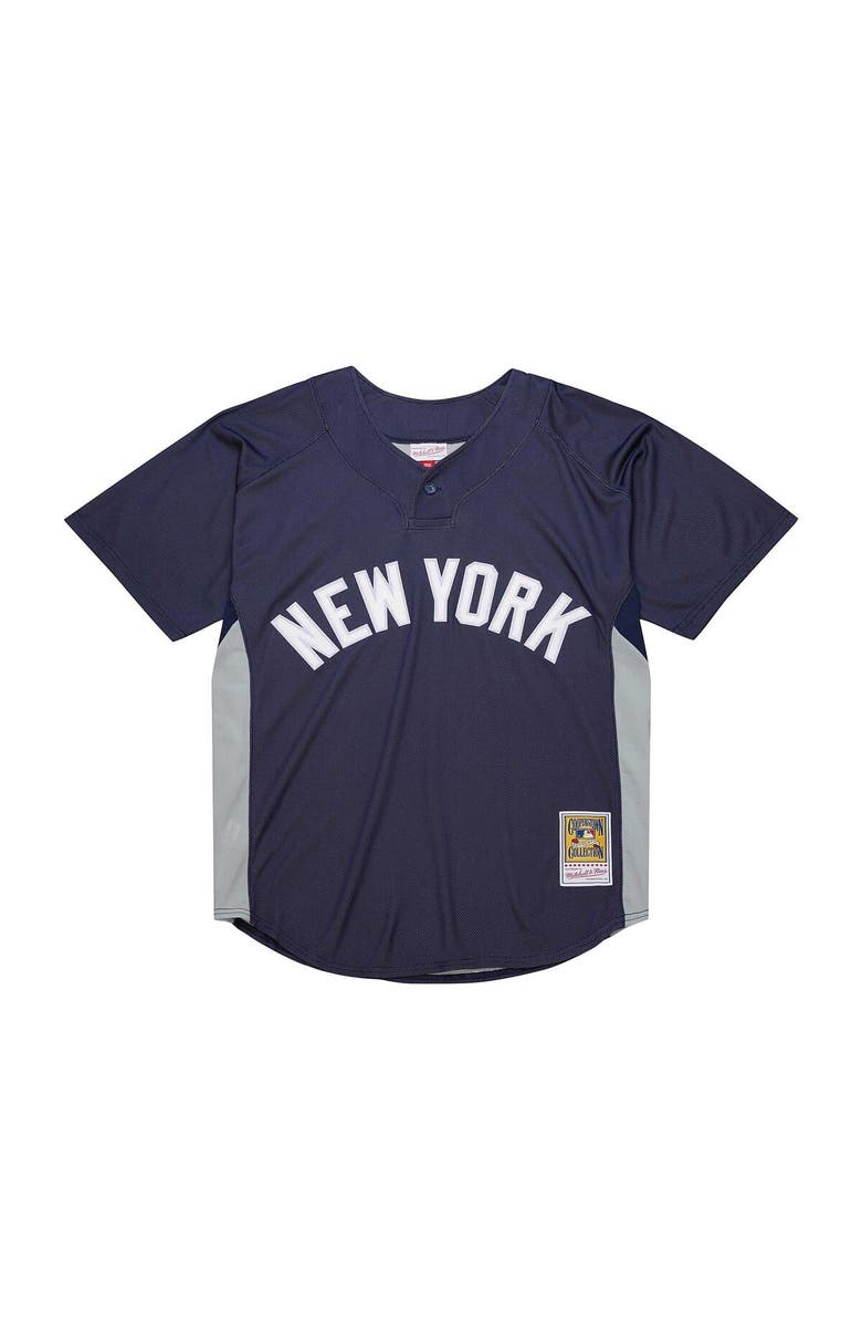 Mitchell & Ness Men's Mitchell & Ness Derek Jeter Navy New York Yankees Cooperstown Collection Batting Practice Jersey, Alternate, color, Navy