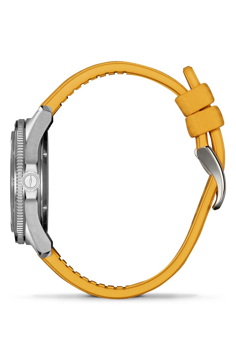 Shinola Duck 1040 Rubber Strap Watch, 40mm, Alternate, color, 