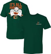FLOGROWN Men's FloGrown  Green Miami Hurricanes Rally Mascot T-Shirt