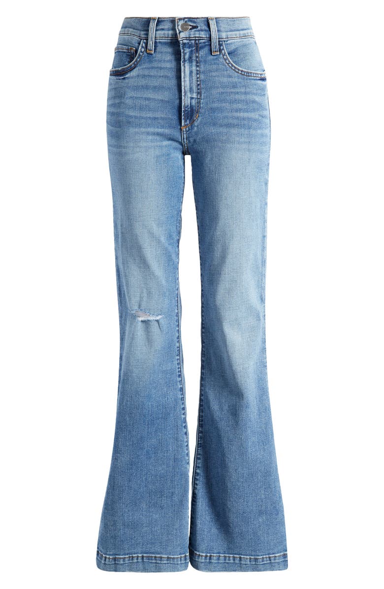 Joe's The Molly Ripped High Waist Flare Jeans, Alternate, color,