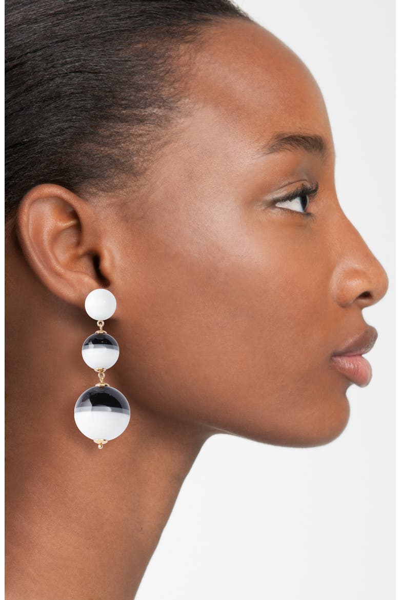 in a flash drop earrings, Alternate, color, WHITE MULTI