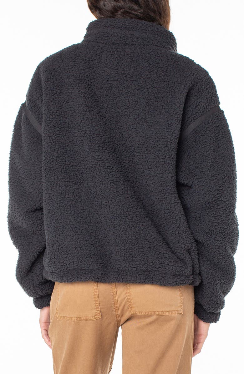 Roxy Wurlie Faux Shearling Zip Jacket, Alternate, color, Phantom