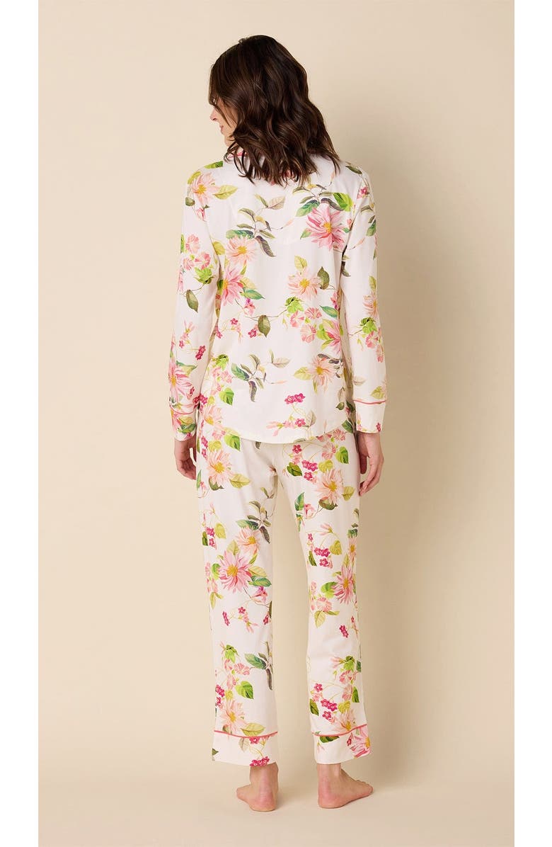 The Cat's Pajamas Pima Knit Pajama Set, Alternate, color, Carolina