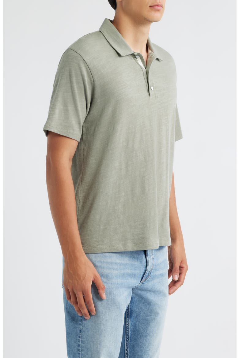 Classic Flame Polo, Alternate, color, LEAF GREY