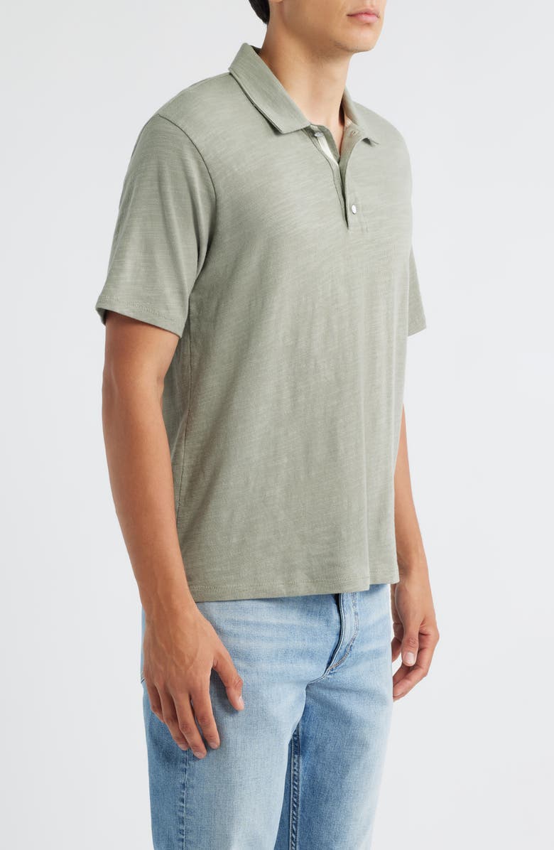 rag & bone Classic Flame Polo, Alternate, color, Leaf Grey