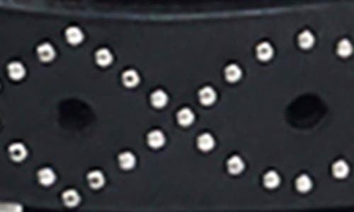 Rag & Bone Maise Studded Leather Belt In Black