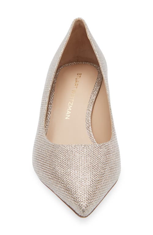 Stuart Weitzman Stuart Power 50 Block Heel Pump In Poudre New Noir