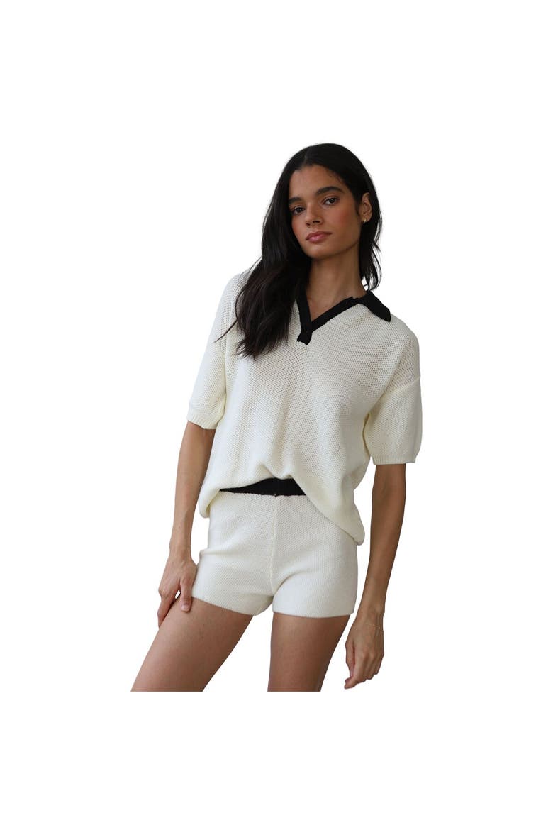 Doris Oversized Polo - Women's, Alternate, color, Creme