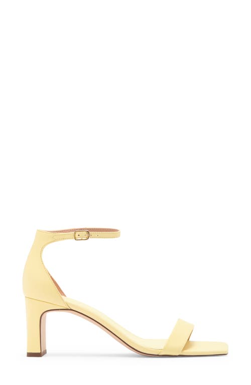 Nordstrom Naiomi Ankle Strap Sandal In Yellow Pastel