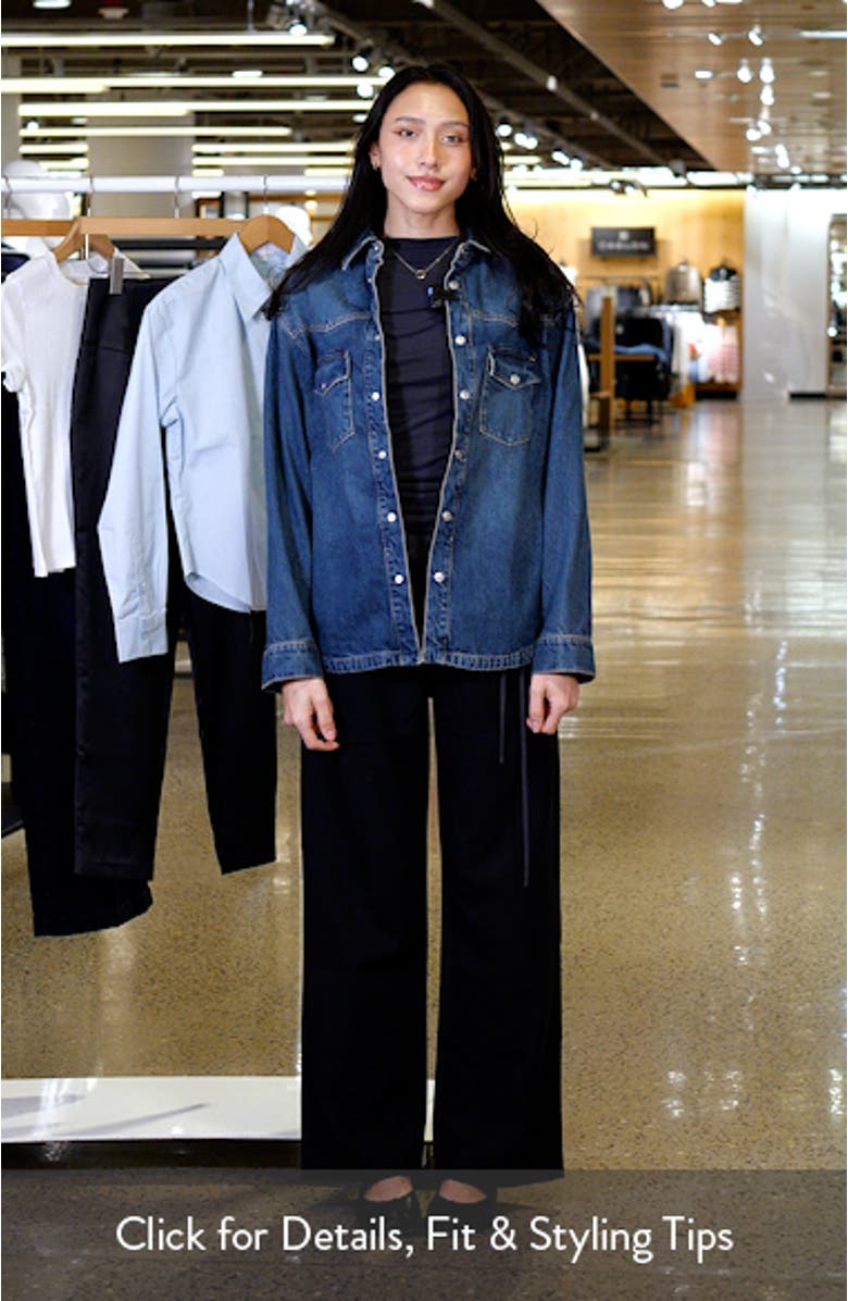 Oversize Denim Shirt, sales video thumbnail