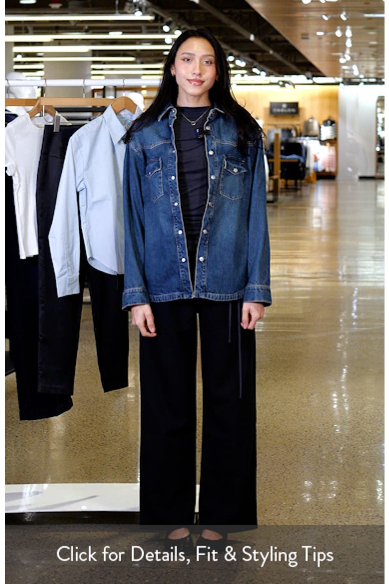 Oversize Denim Shirt video