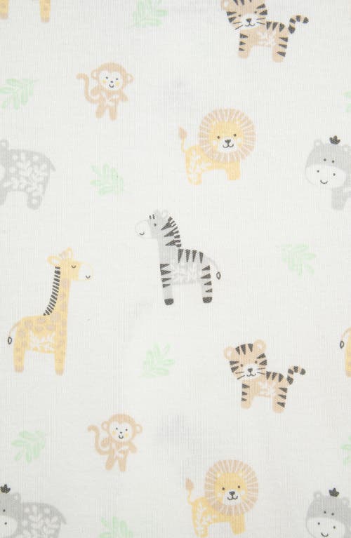 Little Me Cute Safari Footie & Hat Set In Blue