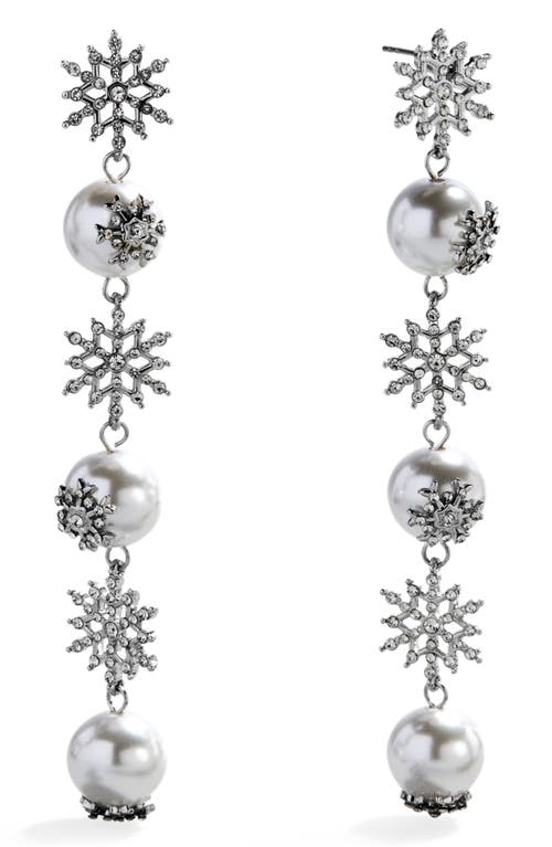 Baublebar Snow And Behold Drop Earrings In Metallic