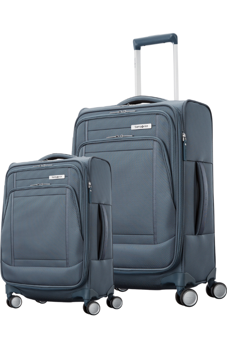 Samsonite UpLIFT 2-Piece Set (Carry-On/Checked-Medium) Lightweight Softside Expandable Luggage, Main, color, Elemental Blue