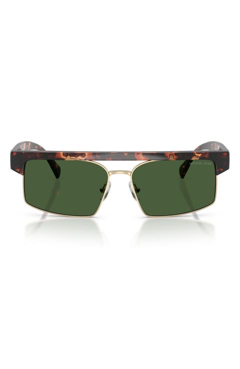 Saint Lucia 59mm Rectangular Sunglasses