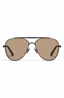 QUAY Free Fall 60mm Aviator Sunglasses