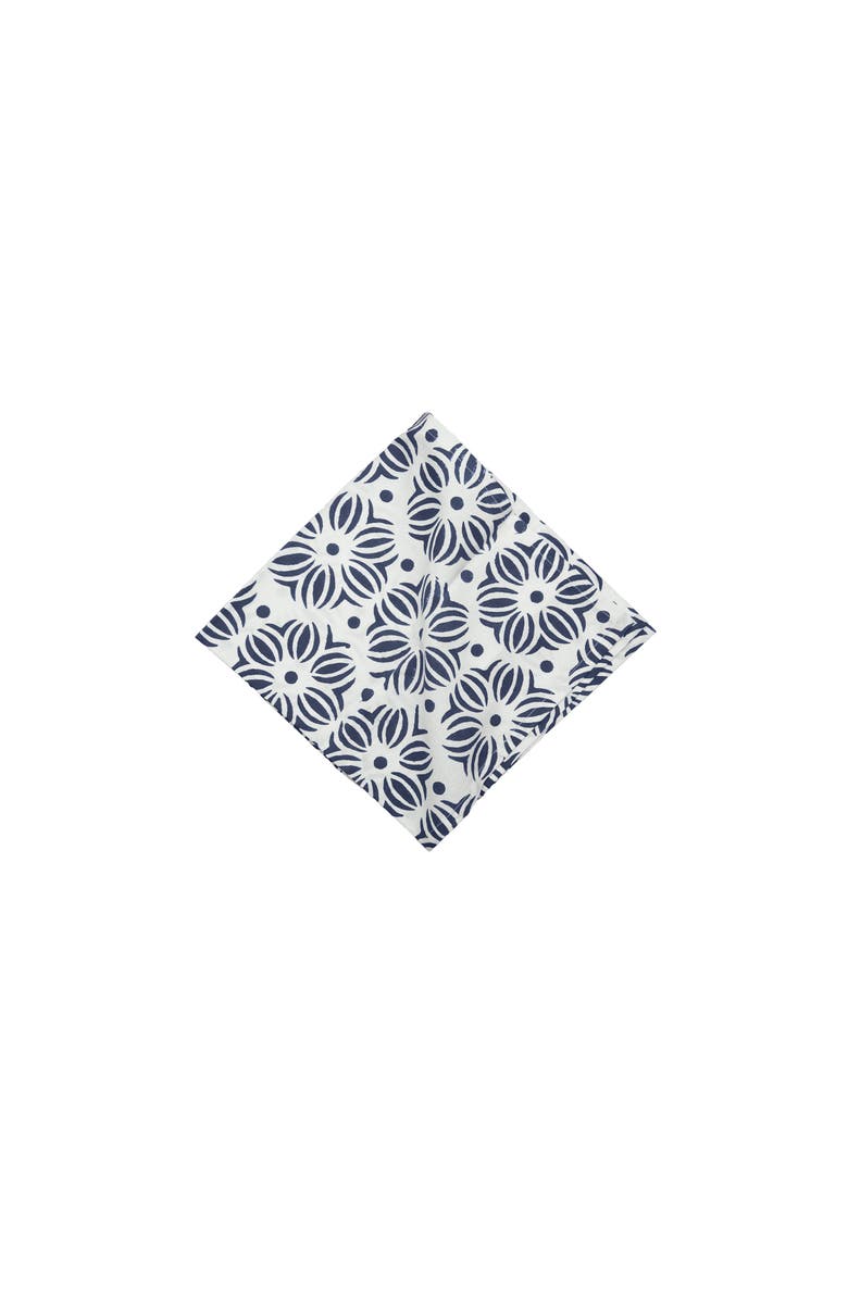 carol & frank Midge Indigo Napkin Set of 4, Main, color, Blue