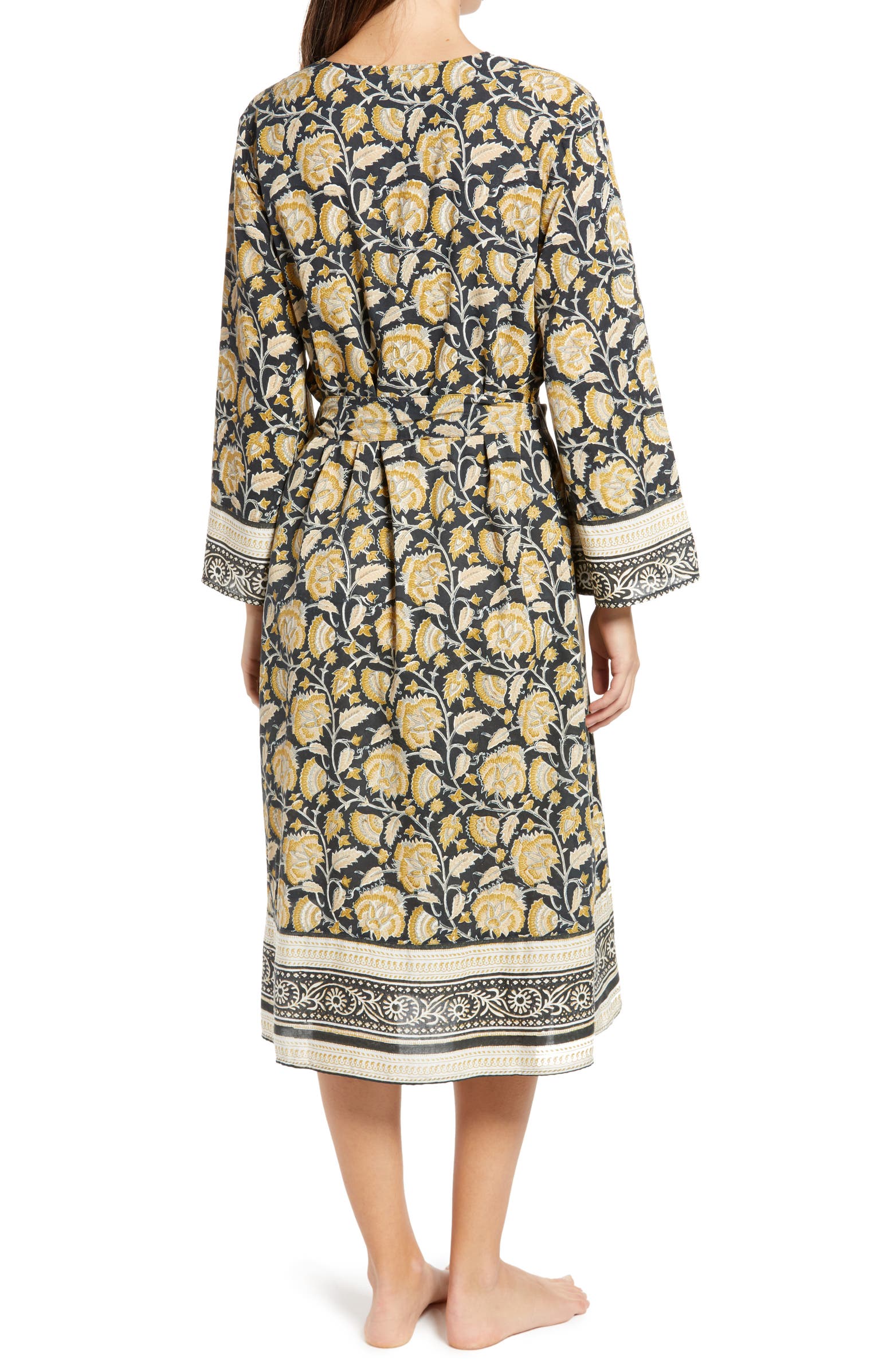 Cleobella Floral Long Sleeve Wrap Dress | Nordstrom