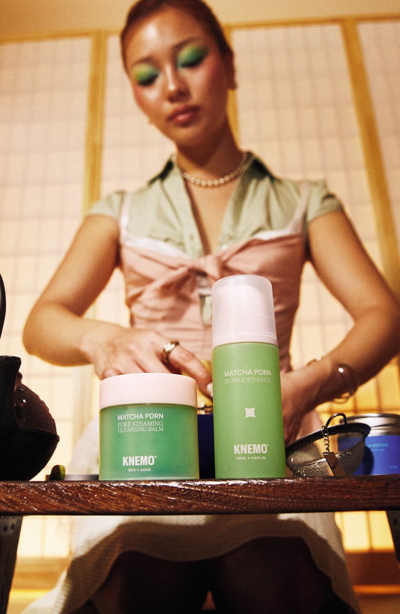 KNEMO Matcha PDRN Bubble Serum, Alternate, color, Green