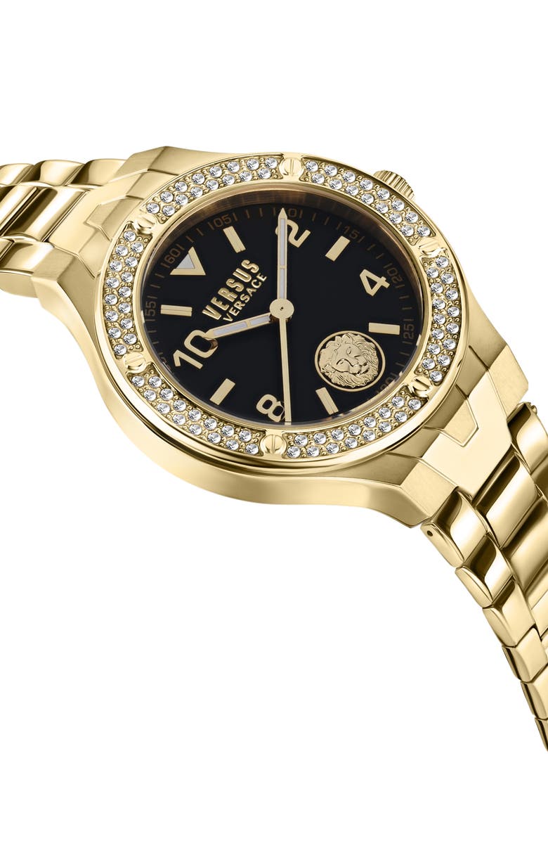 VERSUS Versace Vittoria Crystal Bracelet Watch, 38mm, Alternate, color, 