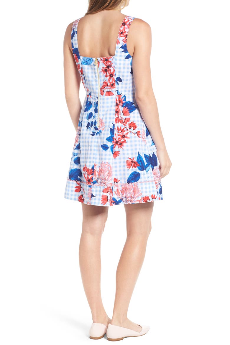 Garden Party Cotton Sundress, Alternate, color, GARDEN PARTY FLORAL